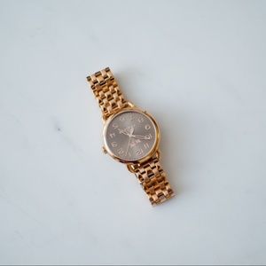 COACH Delancy Grey Dial Rose Gold Ladies Watch